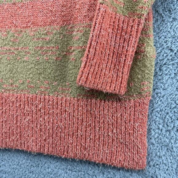 Anthropologie Pilcro Women's XS Knit Sweater Boxy Cut Color Block 3/4 Sleeves - Picture 4 of 12